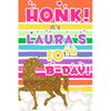 Customizable Yard Sign / Lawn Sign Birthday Glitter Unicorn