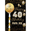 Customizable Yard Sign / Lawn Sign Birthday Sparkling Celebration 40