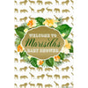 Customizable Yard Sign / Lawn Sign Welcome Baby Shower Gold Animals