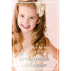 Customizable Yard Sign / Lawn Sign Welcome First Communion Silver Text Photo Backdrop