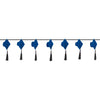 Dimensional Grad Cap Garland - Blue