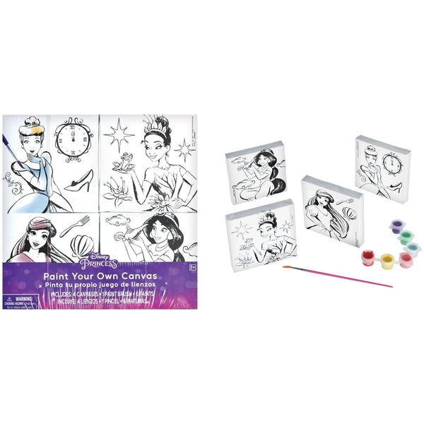 Disney Princess Color Your Own Canvas Party Stuff