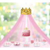 Disney Princess Crown Decoration W/ Tulle Canopy