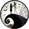 Disney Tim Burton's Nightmare Before Christmas Round Plates, 9"