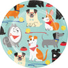 Dog Party Dessert Plates