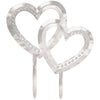 Double Heart Cake Topper