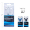 Ear Buds - Plastic With Mic Assorted