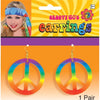 Earrings - Peace Sign