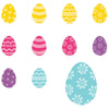 Easter Super Value Mini Glitter Packaged Paper Cutouts