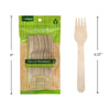 Eco Friendly Luciano 20-Pc 160Mm Wooden Fork,