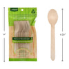 Eco Friendly Luciano 20-Pc 160Mm Wooden Spoon,