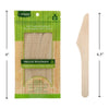 Eco Friendly Luciano 20-Pc 165Mm Wooden Knife,