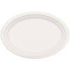 Eco Friendly Natural Sugar Cane White Jumbo Platters 12 1/4"