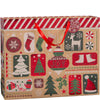 Festive Fun - Extra Large Horizontal Kraft Bag