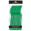 Festive Green Plastic Forks