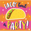 Fiesta Fun Taco Beverage Napkins