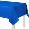 Flannel Backed Table Cover - Bright Royal Blue