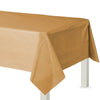 Flannel Backed Table Cover - Gold