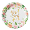 Floral Baby Round Plates, 7"