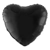 Foil Balloon - 18" Heart Black