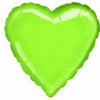 Foil Balloon - 18" Heart Lime Green