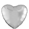 Foil Balloon - 18" Heart Silver