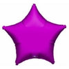 Foil Balloon - 19" Star Fuchsia