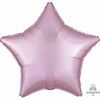 Foil Balloon - 19" Star Satin Pastel Pink