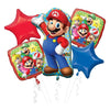 Foil Balloon - Bouquet Mario Bros