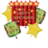 Foil Balloon - Bouquet Minecraft Style Tnt Party