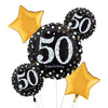 Foil Balloon - Bouquet Sparkling Birthday 50