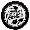 Foil Balloon - Congrats Grad Pennant White