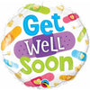 Foil Balloon - Get Well Soon Bandages