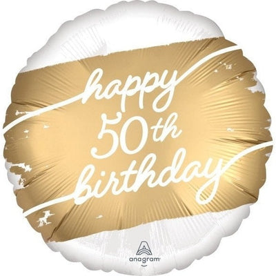 Foil Balloon - Golden Age 50