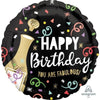 Foil Balloon - Happy Birthday Bubbly