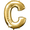 Foil Balloon - Jumbo Gold Letter C