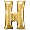 Foil Balloon - Jumbo Gold Letter H