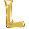 Foil Balloon - Jumbo Gold Letter L