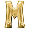 Foil Balloon - Jumbo Gold Letter M