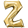 Foil Balloon - Jumbo Gold Letter Z