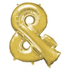 Foil Balloon - Jumbo Gold Symbol &