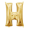 Foil Balloon - Mini Letter Gold H 16 Inch Air-Filled Only