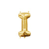 Foil Balloon - Mini Letter Gold I 16 Inch Air-Filled Only