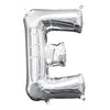 Foil Balloon - Mini Letter Silver E 16 Inch Air-Filled Only