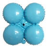 Foil Balloon - Quad 17" Baby Blue