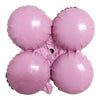 Foil Balloon - Quad 17" Baby Pink