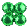 Foil Balloon - Quad 17" Green