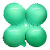 Foil Balloon - Quad 17" Macaron Seafoam