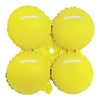 Foil Balloon - Quad 17" Macaron Yellow