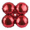 Foil Balloon - Quad 17" Red